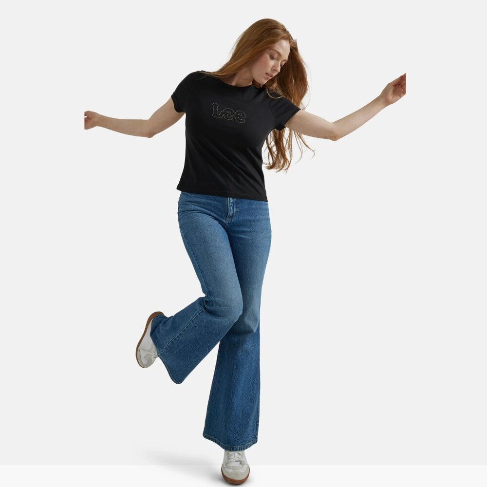 NWT Lee Women's High Rise Flare Jean - Mountain Hike